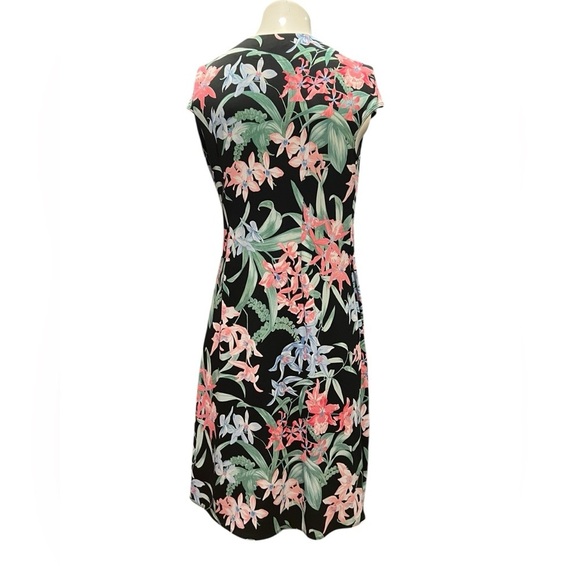 Tommy Bahama Black Floral Knot Dress - Picture 3 of 11